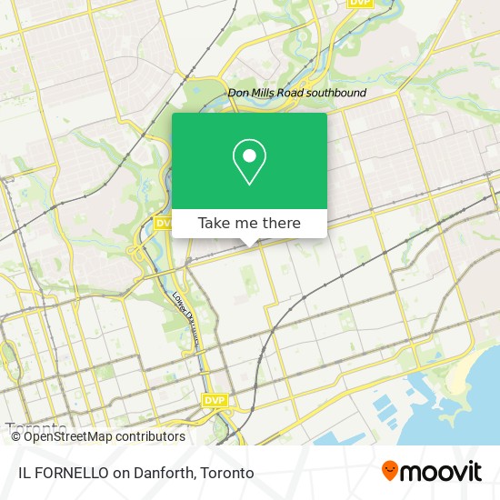 IL FORNELLO on Danforth map