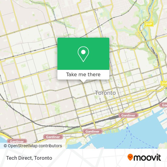 Tech Direct map