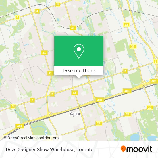 Dsw Designer Show Warehouse map