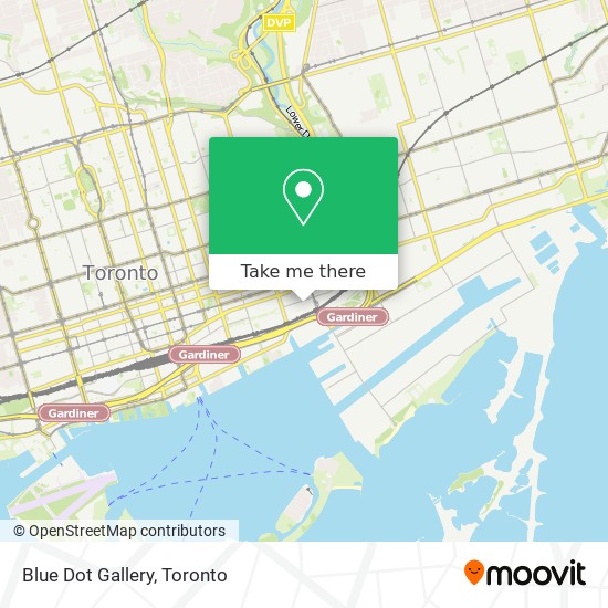 Blue Dot Gallery map