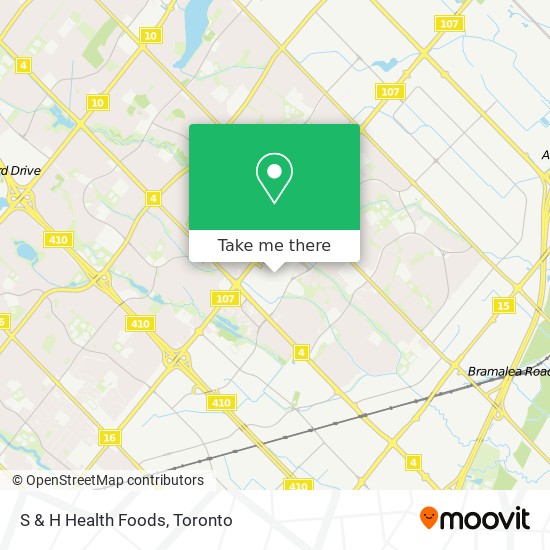 S & H Health Foods map