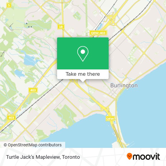 Turtle Jack's Mapleview map