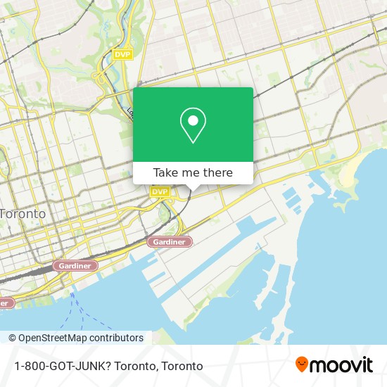 1-800-GOT-JUNK? Toronto map