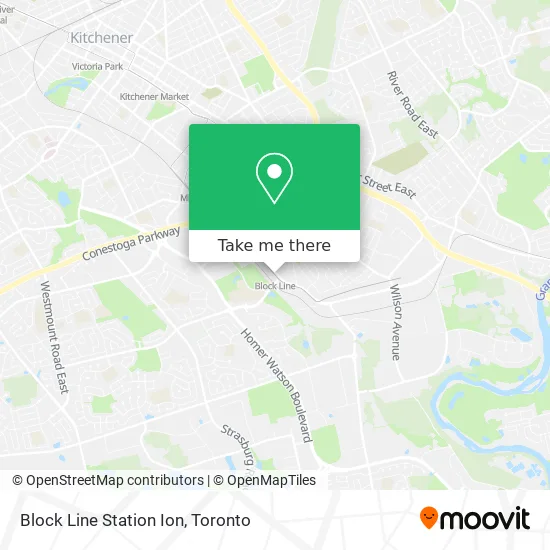 Block Line Station Ion map