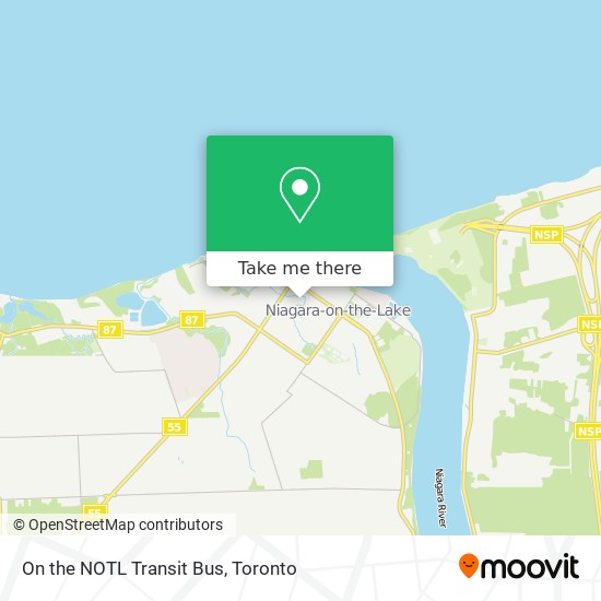 On the NOTL Transit Bus map