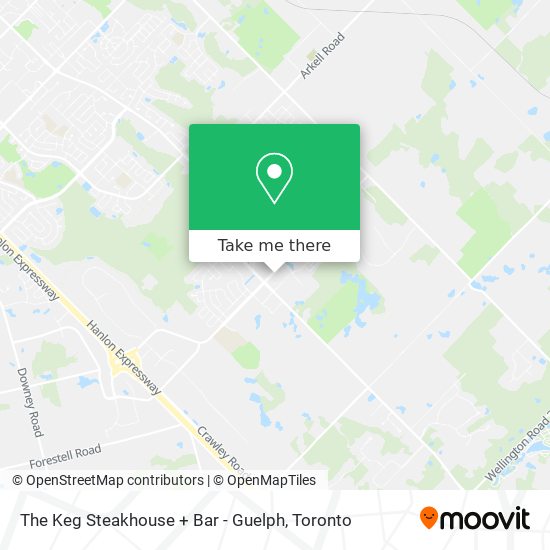 The Keg Steakhouse + Bar - Guelph map