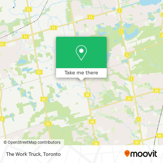 The Work Truck map