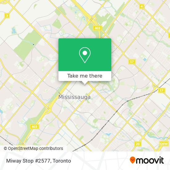 Miway Stop #2577 map