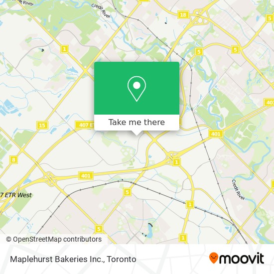 Maplehurst Bakeries Inc. map