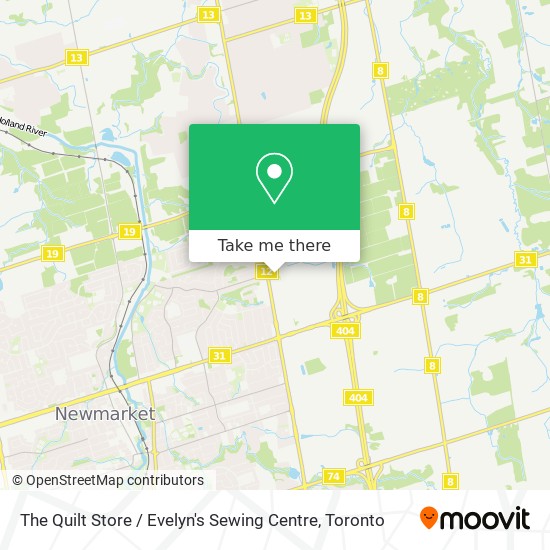 The Quilt Store / Evelyn's Sewing Centre map