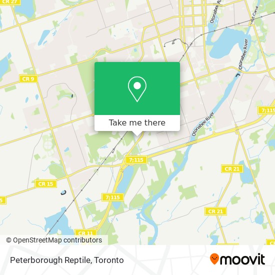 Peterborough Reptile map