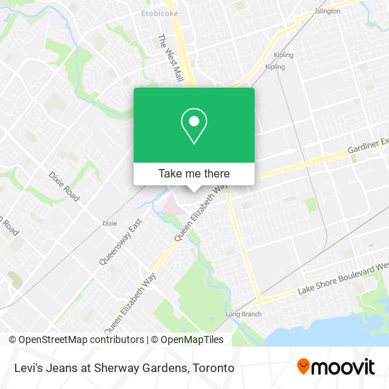 Levi's Jeans at Sherway Gardens map