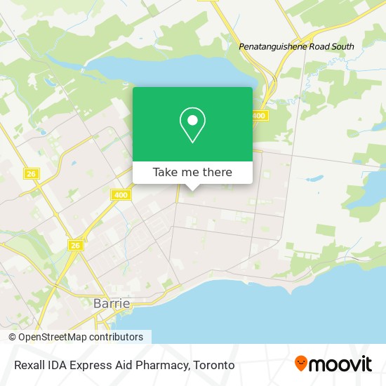 Rexall IDA Express Aid Pharmacy map