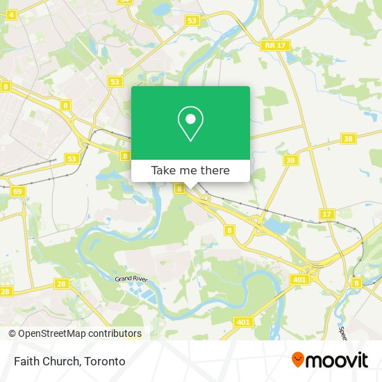 Faith Church map