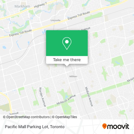 Pacific Mall Parking Lot plan