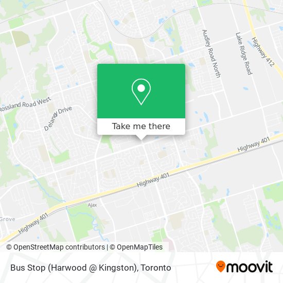 Bus Stop (Harwood @ Kingston) map