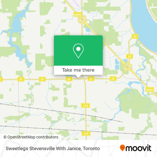 Sweetlegs Stevensville With Janice map