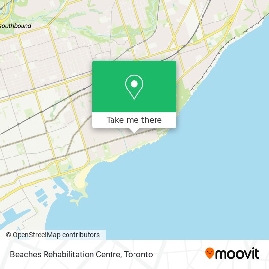 Beaches Rehabilitation Centre map