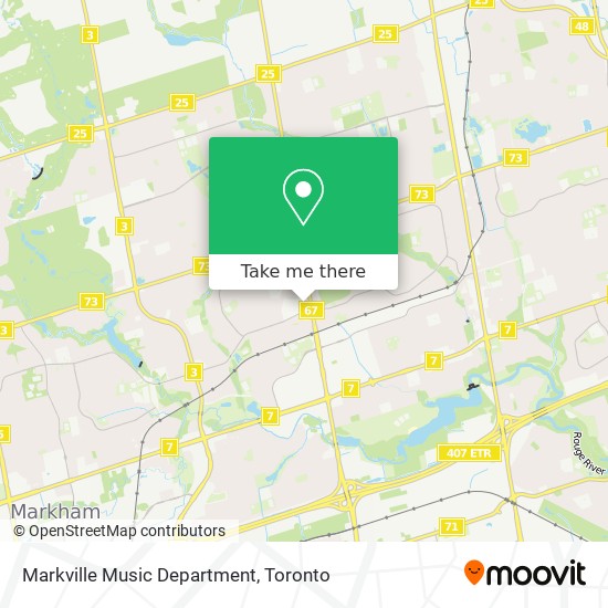 Markville Music Department map