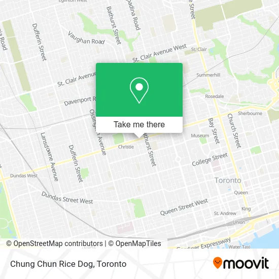 Chung Chun Rice Dog map