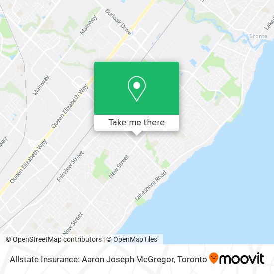 Allstate Insurance: Aaron Joseph McGregor map