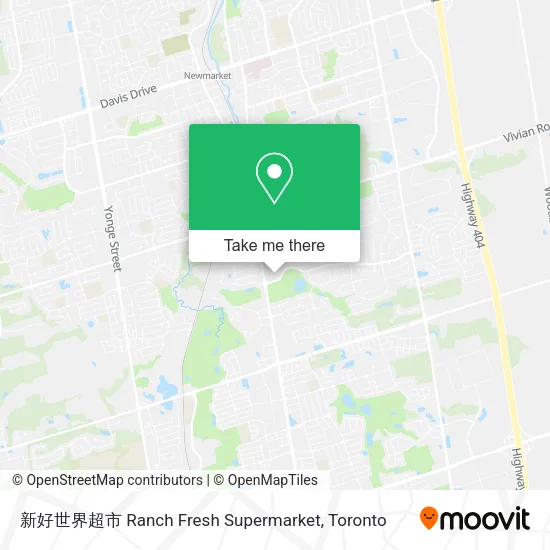 新好世界超市 Ranch Fresh Supermarket plan