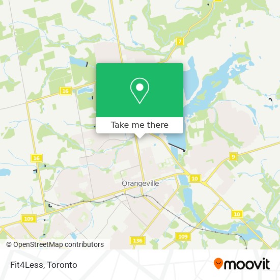 Fit4Less map