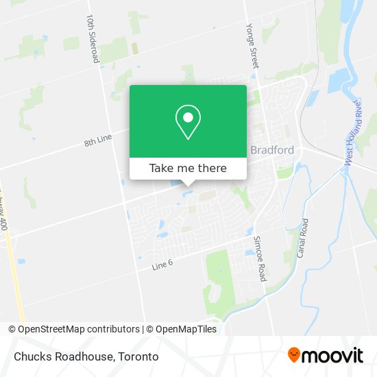 Chucks Roadhouse map