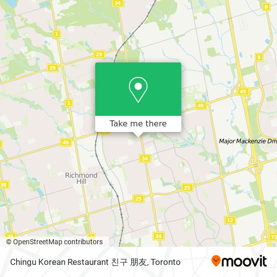 Chingu Korean Restaurant 친구 朋友 map