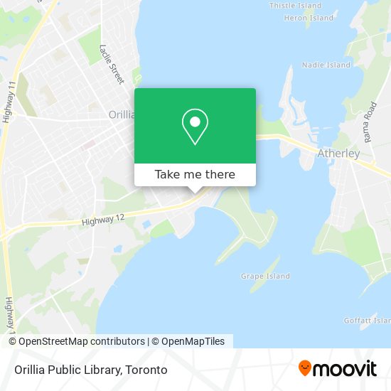 Orillia Public Library plan