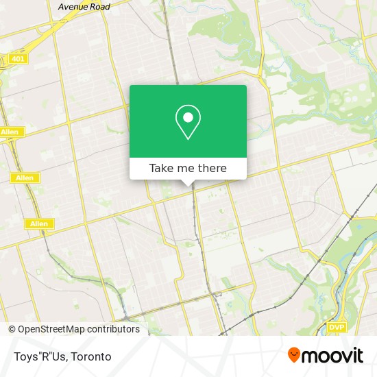 Toys"R"Us map