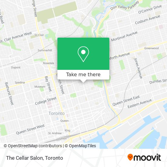 The Cellar Salon map