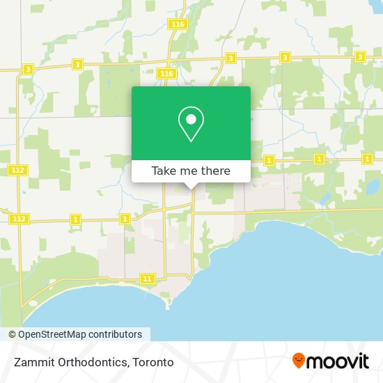 Zammit Orthodontics map