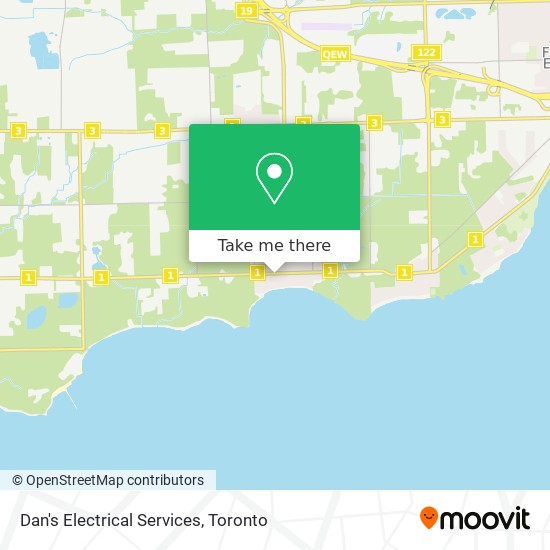 Dan's Electrical Services map