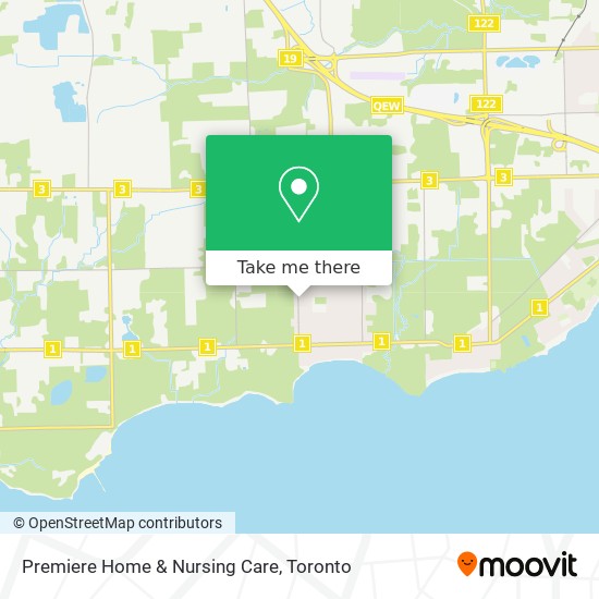 Premiere Home & Nursing Care map