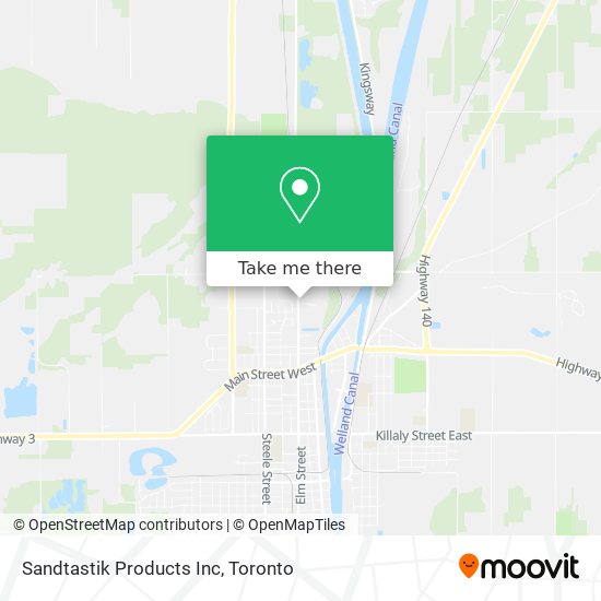 Sandtastik Products Inc map