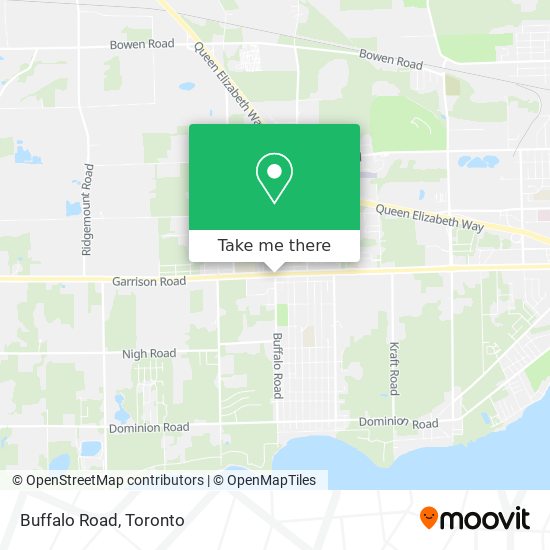 Buffalo Road map