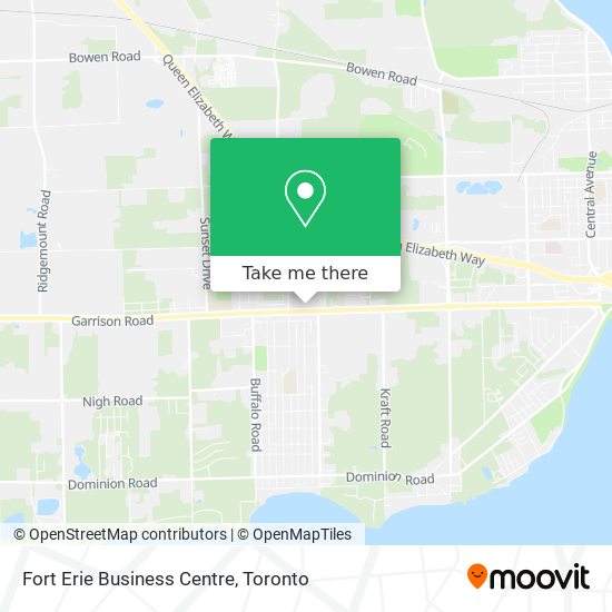 Fort Erie Business Centre map