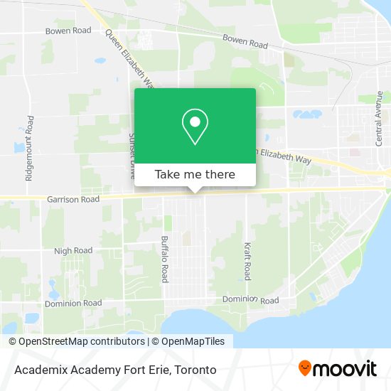 Academix Academy Fort Erie map