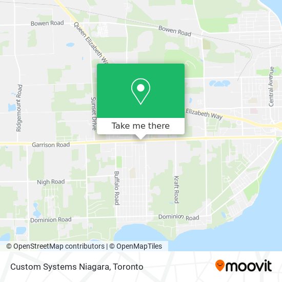 Custom Systems Niagara map