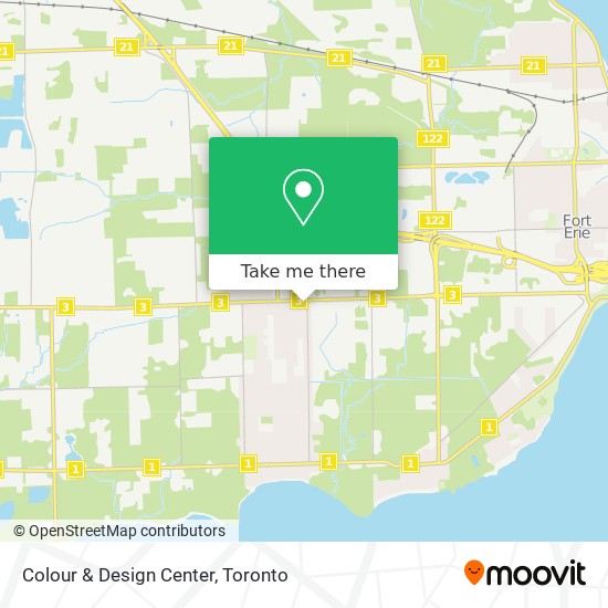 Colour & Design Center map