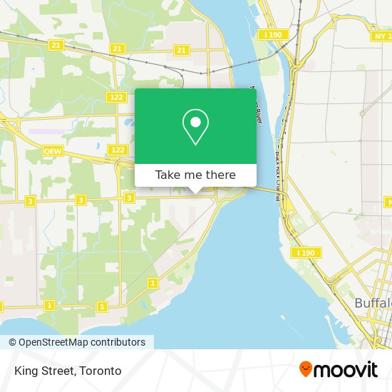 King Street map