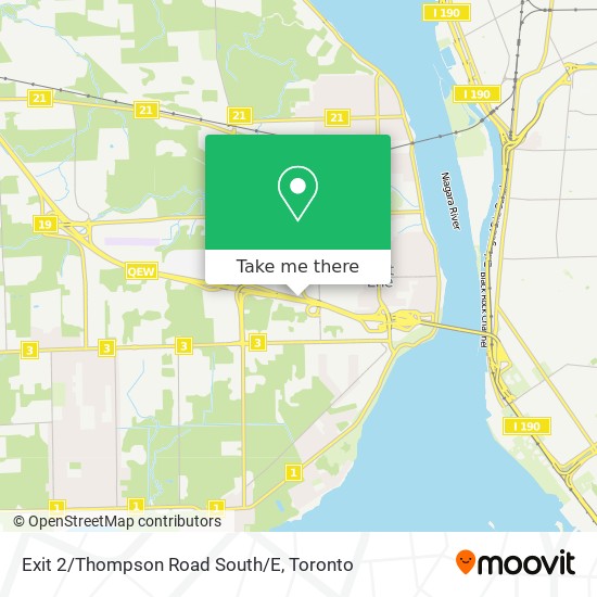 Exit 2/Thompson Road South/E plan