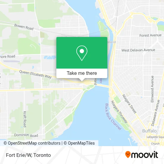 Fort Erie/W map