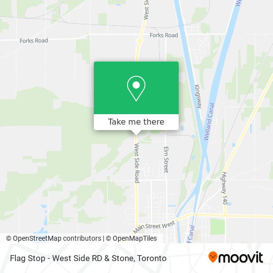 Flag Stop - West Side RD & Stone plan
