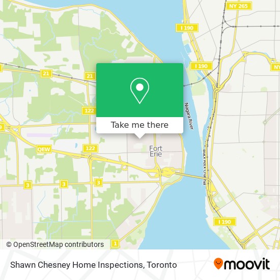 Shawn Chesney Home Inspections map