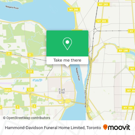 Hammond-Davidson Funeral Home Limited map