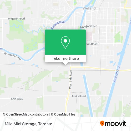 Milo Mini Storage map