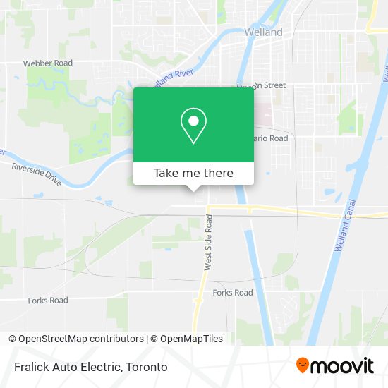 Fralick Auto Electric map