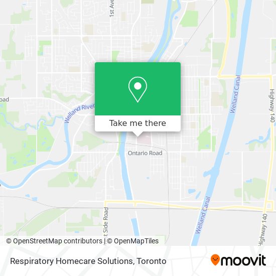Respiratory Homecare Solutions map